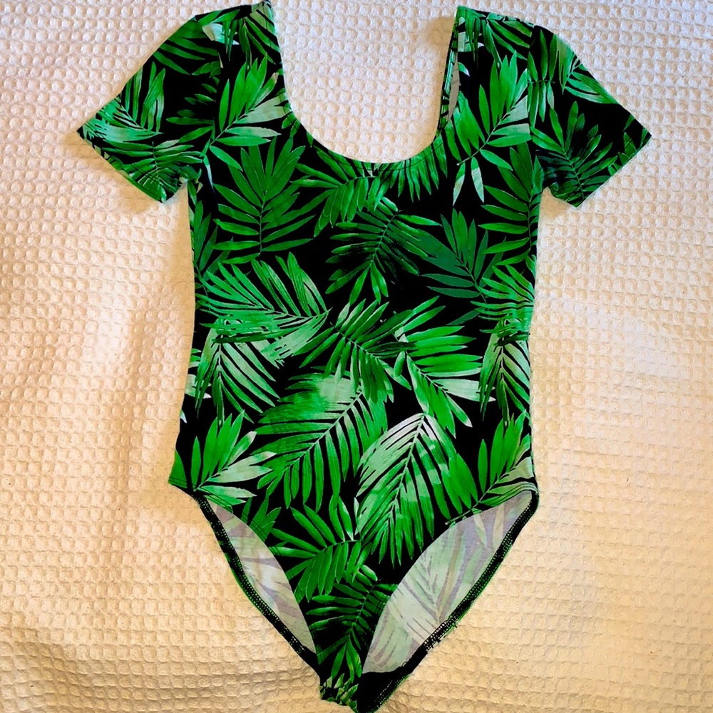 FOREVER21 jungle bodysuit